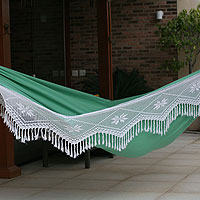 Cotton hammock Emerald Icarai Hills double Brazil