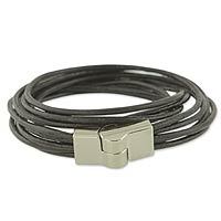 Leather wrap bracelet,