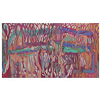 'Marshland I' (2013) - Brazilian Abstract Marshland Painting