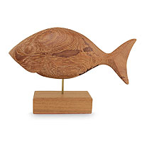 Wood sculpture Forest Fish Brazil