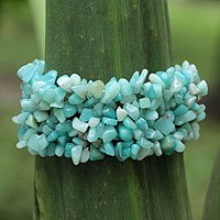Amazonite stretch bracelet,