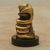 Bronze sculpture, 'Intertwined' - Signed Modern Brazilian Bronze Sculpture (image 2c) thumbail