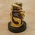 Bronze sculpture, 'Intertwined' - Signed Modern Brazilian Bronze Sculpture (image 2d) thumbail