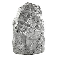 Aluminum sculpture, 'The Couple' - Romantic Aluminum Sculpture Signed Art from Brazil