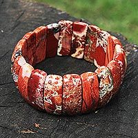 Jasper stretch bracelet,