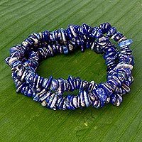Lapis lazuli stretch bracelets,