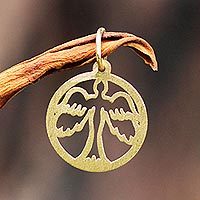 Gold pendant,