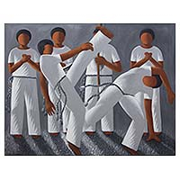 'Capoeira' - Brazil Fine Art Signed Original Capoeira Theme Painting