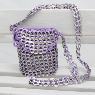 Soda pop-top sling, Shimmery Violet