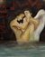'Birth' - Romantic Fantasy Oil Portrait of a Mermaid and Angel Family thumbail