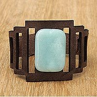 Amazonite wristband bracelet,