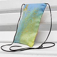 Silk sling bag,