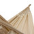 Cotton hammock, 'Tropical Style' (double) - Handwoven Double Cotton Hammock in Ivory from Brazil (image 2b) thumbail
