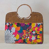 Palm leaf handbag,