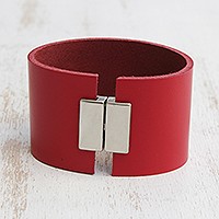 Leather wristband bracelet,