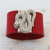 Leather wristband bracelet,