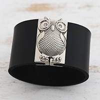 Leather wristband bracelet,