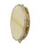 Leather and wood tambourine, 'Musical Rattle' - Leather and Pinewood Tambourine Crafted in Brazil thumbail