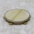Leather and wood tambourine, 'Musical Rattle' - Leather and Pinewood Tambourine Crafted in Brazil (image 2b) thumbail
