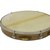 Leather and wood tambourine, 'Musical Rattle' - Leather and Pinewood Tambourine Crafted in Brazil (image 2f) thumbail