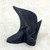 Bronze sculpture, 'Blue Sailboat' - Abstract Fine Art Bronze Sculpture with a Blue Patina thumbail