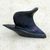 Bronze sculpture, 'Blue Sailboat' - Abstract Fine Art Bronze Sculpture with a Blue Patina (image 2c) thumbail