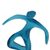 Resin sculpture, 'The Athlete' - Abstract Fine Art Blue Resin Sculpture of an Athlete (image 2e) thumbail