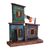 Recycled wood sculpture, 'God and Hope' - Recycled Wood Favela Sculpture with Two Hearts from Brazil thumbail