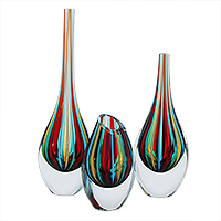 Handblown Glass Vases