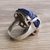 Lapis lazuli cocktail ring, 'Blue Tomorrow' - Unique Lapis Lazuli Cocktail Ring (image 2b) thumbail