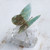 Gemstone sculpture, 'Butterfly's Rest' - Onyx and Quartz Butterfly Sculpture (image 2b) thumbail