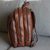 Leather backpack, 'Champion in Mahogany Brown' - Caramel and Brown Leather Padded Backpack from Brazil (image 2c) thumbail