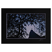 Black and white photograph, 'Corcovado' - Signed Original Black and White Photograph of Corcovado