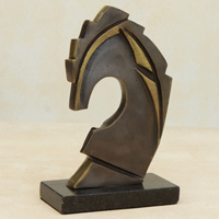 Bronze sculpture Champion Brazil