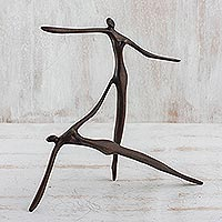 Bronze sculpture In Balance Brazil