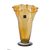 Glass vase, 'Amber Patch' - Golden Yellow Art Glass Vase Artisan Hand Blown Mexico (image 2f) thumbail