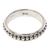 Sterling silver band ring, 'Empress Moon' - Artisan Crafted Sterling Silver Band Ring from Bali (image 2a) thumbail