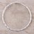 Garnet bangle bracelet, 'Simple Path' - Minimalist Garnet Bangle Bracelet from India (image 2b) thumbail