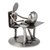 Iron statuette, 'Rustic Computer Tech' - Recycled Metal Electronics Technician Sculpture (image 2a) thumbail