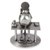 Iron statuette, 'Rustic Computer Tech' - Recycled Metal Electronics Technician Sculpture (image 2b) thumbail