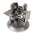 Iron statuette, 'Rustic Computer Tech' - Recycled Metal Electronics Technician Sculpture (image 2c) thumbail