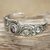Amethyst cuff bracelet, 'Regal Ivy' - Amethyst and Sterling Silver Cuff Bracelet (image 2b) thumbail