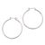 Sterling silver hoop earrings, 'Moonlit Goddess' (large) - Unique Sterling Silver Hoop Earrings (Large) (image 2a) thumbail