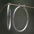 Sterling silver hoop earrings, 'Moonlit Goddess' (large) - Unique Sterling Silver Hoop Earrings (Large) (image 2b) thumbail