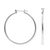 Sterling silver hoop earrings, 'Moonlit Goddess' (large) - Unique Sterling Silver Hoop Earrings (Large) (image 2d) thumbail