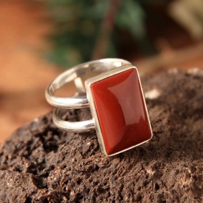 Jasper cocktail ring, Passionate One