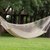 Cotton hammock, 'Caribbean Beach' (double) - Hand Crafted Solid White Cotton Mayan Hammock (Double) thumbail