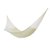 Cotton hammock, 'Caribbean Beach' (double) - Hand Crafted Solid White Cotton Mayan Hammock (Double) (image 2a) thumbail