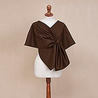 100% baby alpaca capelet,