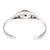 Sterling silver cuff bracelet, 'Moon Goddess' - Sterling Silver and Cow Bone Cuff Bracelet (image 2e) thumbail
